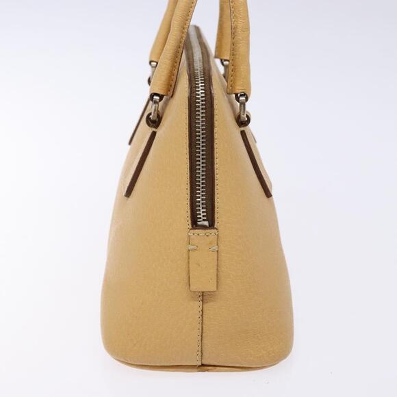 PRADA Hand Bag Leather Beige - Picture 4 of 9